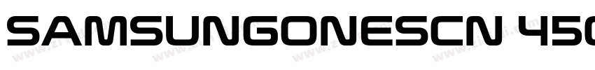 SamsungOneSCN 450字体转换